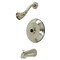 Kingston Brass KB3638TLH Tub & Shower Trim Only W/out Handle, Brushed Nickel KB3638TLH - alternate 1